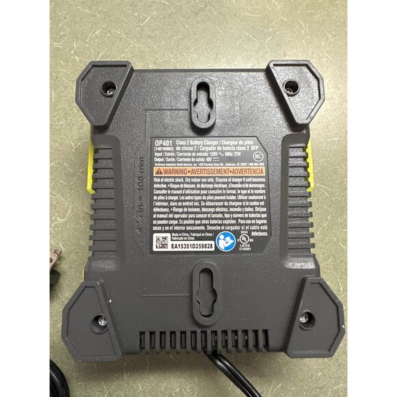 Ryobi 40V Battery Charger OP401 – Genuine OEM – Tested & Working - Picture 2 of 2
